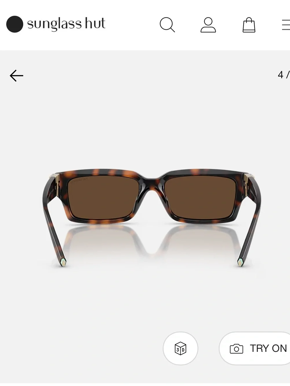Tiffany & Co. Tortoise Brown Sunglasses